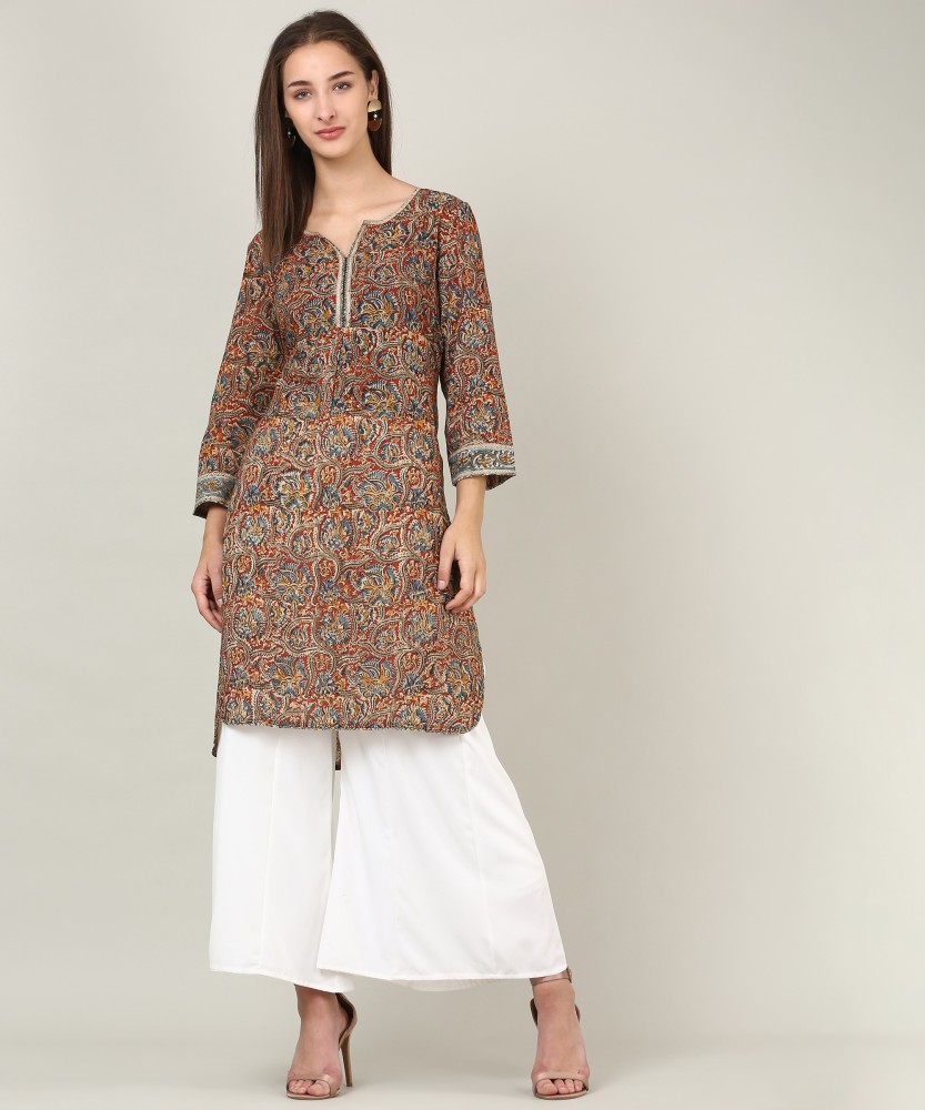 Kalamkari on sale kurtis flipkart