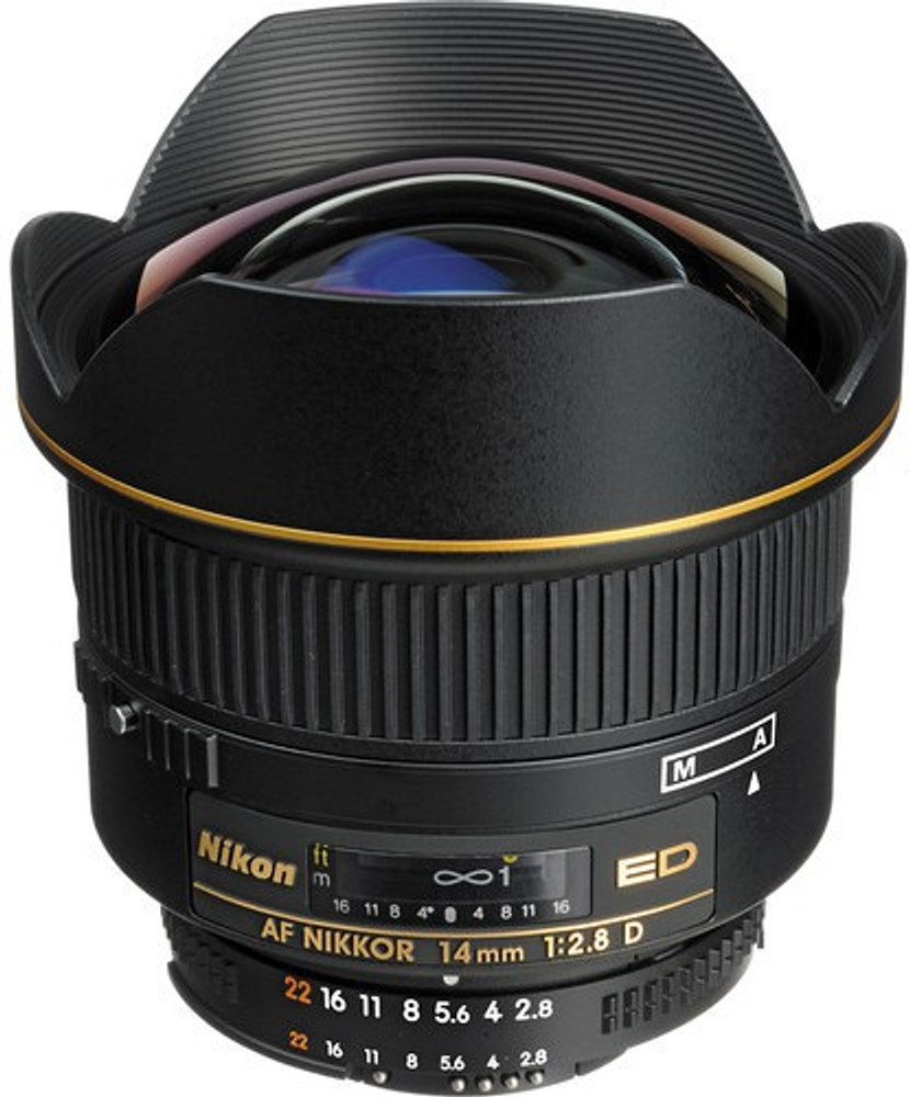 NIKON AF Nikkor 14mm f/2.8D ED Standard Prime Lens - NIKON 
