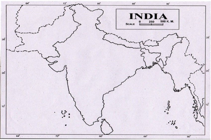 Blank Map Of India, Download Free India Blank Map, 41% OFF