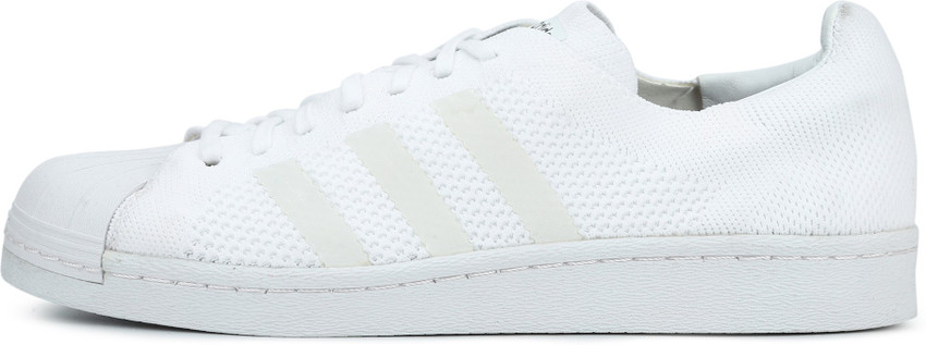 Adidas superstar primeknit mens white discount