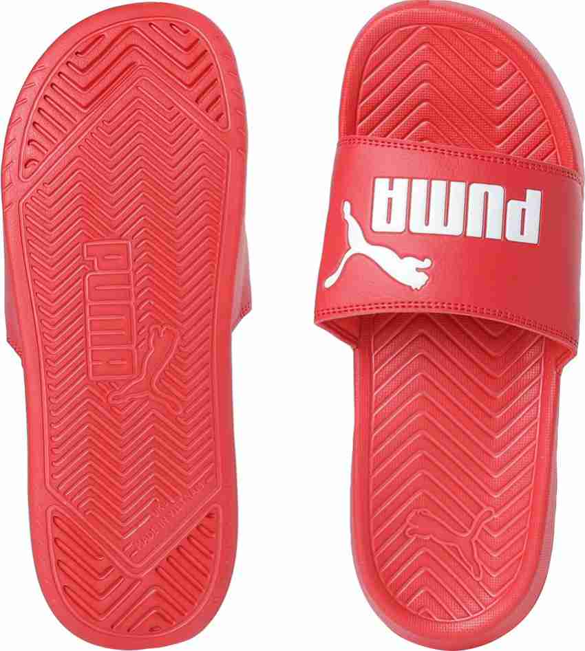 Red hot sale puma slides