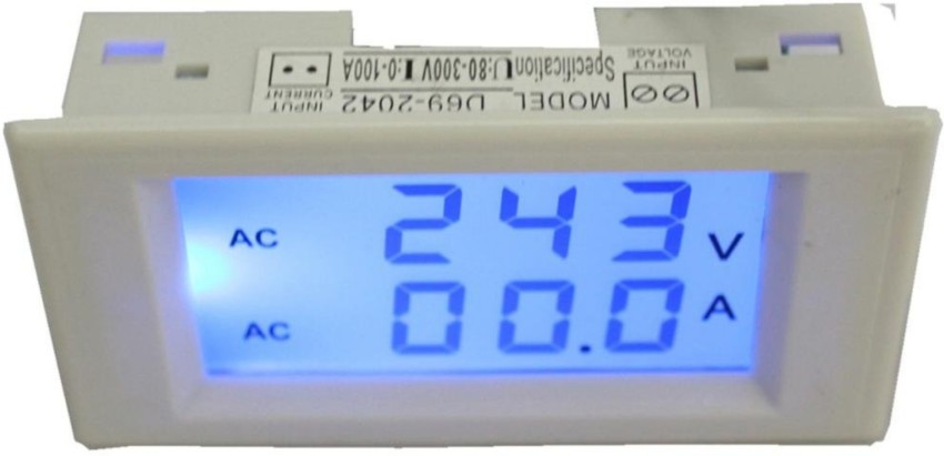 ac 80-300v 100a voltmètre ampèremètre affichage numérique double affichage  220v 0-50a 0-100a détecteur lcd affichage d69-2042