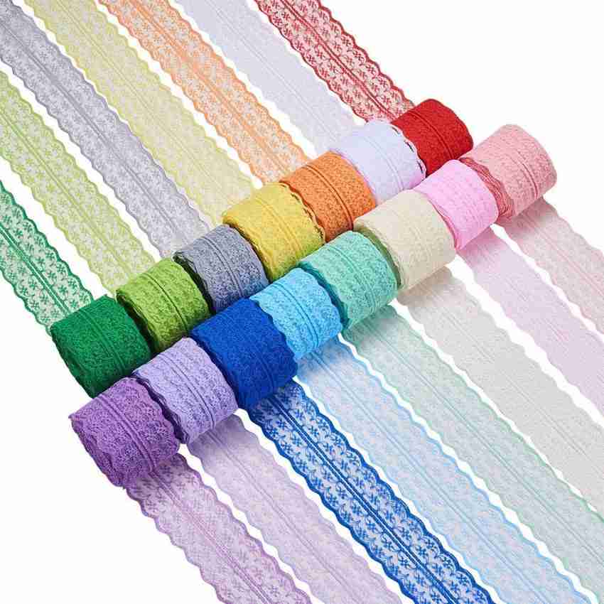 DIY Crafts Fabric Lace Ribbon Floral Pattern 1 3 4 Inch Wide 15