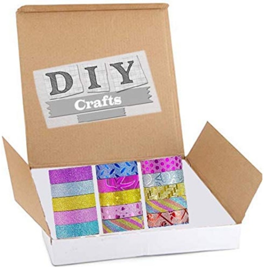 Buy Craft Tape Washi Paper 30 micron Multicolor online at best rates in  India