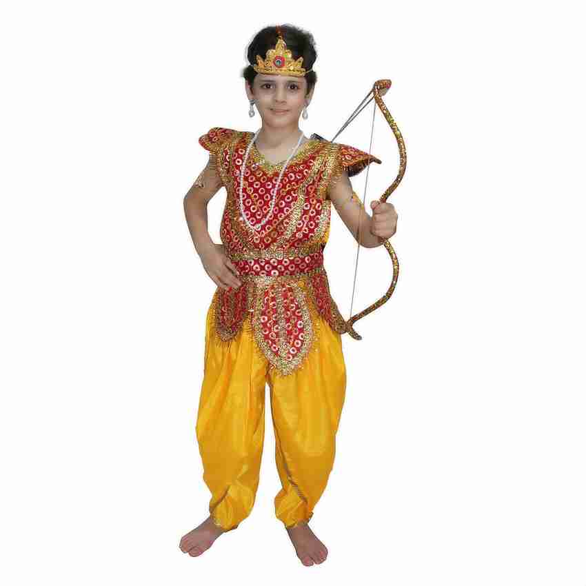 KAKU FANCY DRESSES Lord Ram ji Gown Kids Costume Wear Price in