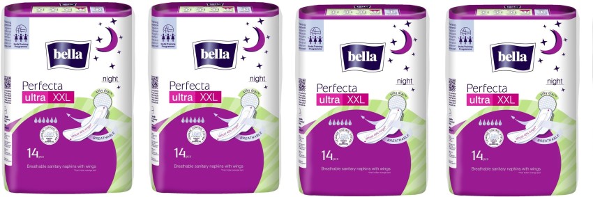 Buy Bella Perfecta Ultrathin Sanitary Napkins Night Soft - XXL Online
