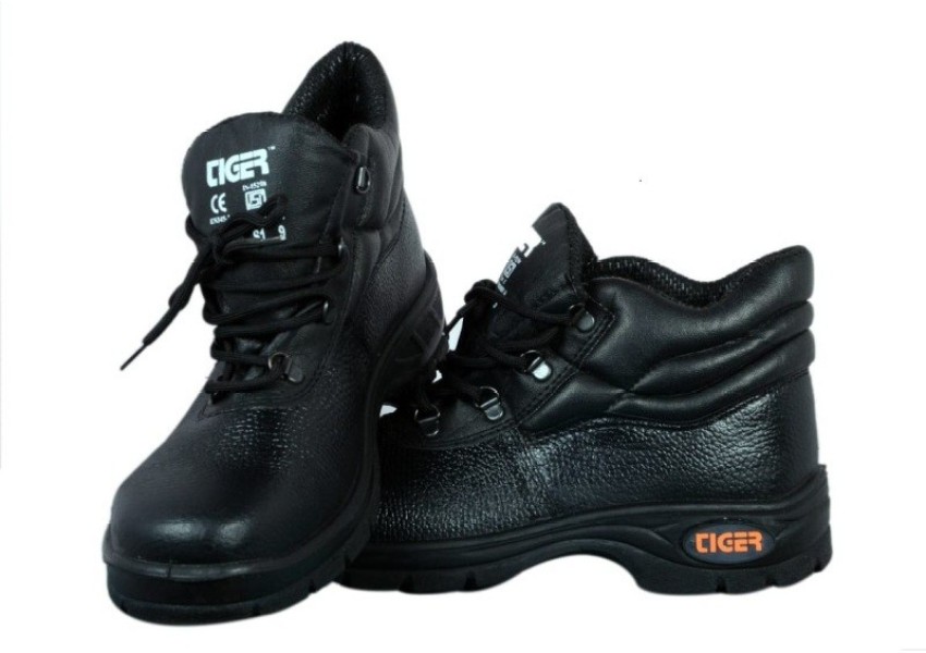 Tiger leopard high cheap ankle safety shoes