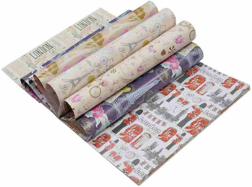3A Featuretail 25pc Mixed Floral Print Gift Wrapping Paper With 1 Adhesive  Tape  Gifts Wrap Sheets, Premium Sheet for Birthday Gift Pack printed Paper  Gift Wrapper Price in India - Buy