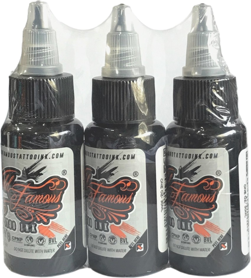 World Famous - Indian Ink - 1/2oz - Tattoo Ink