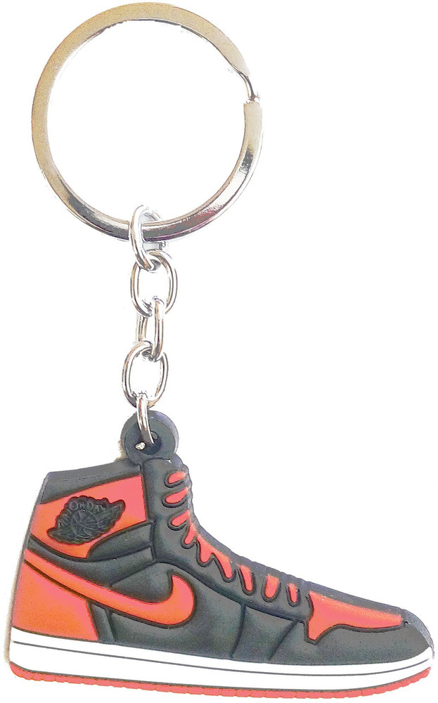 kd collections KD406 Rubber Sports Shoes Keychain Key Ring Key
