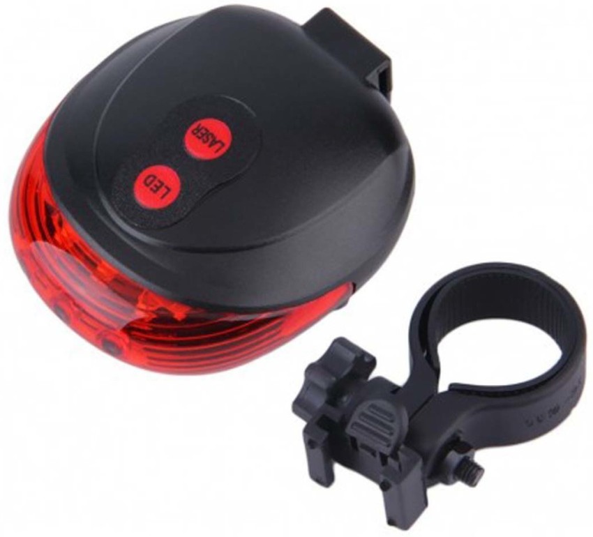 bicycle rear light with laser