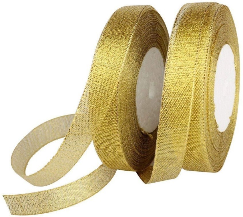 DIY Crafts A1224 Gold Satin Ribbon Price in India - Buy DIY Crafts A1224 Gold  Satin Ribbon online at