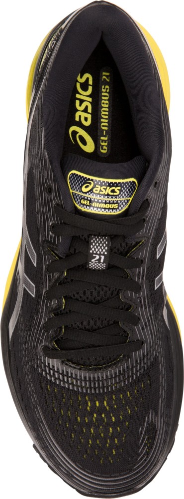 Asics gel nimbus 21 black lemon spark best sale