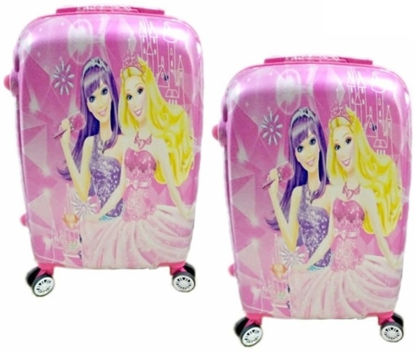 Barbie discount luggage set