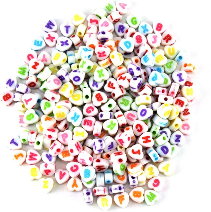 Unobite 200 Piece Plastic Number Beads with Colorful Numbers 123 for  Jewellery Making, DIY Bracelets, Necklace, Key Chains and Kids  Jewellery(White Color, Circle Shape) - 200 Piece Plastic Number Beads with  Colorful