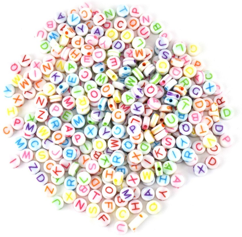 Unobite 200 Piece Plastic Number Beads with Colorful Numbers 123 for  Jewellery Making, DIY Bracelets, Necklace, Key Chains and Kids  Jewellery(White Color, Circle Shape) - 200 Piece Plastic Number Beads with  Colorful
