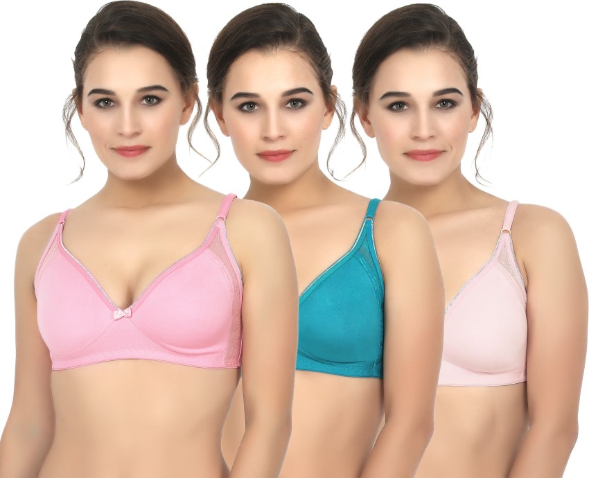 Buy HIYA Premium Padded Bra Set of 3 for Women, Size -30 to 40