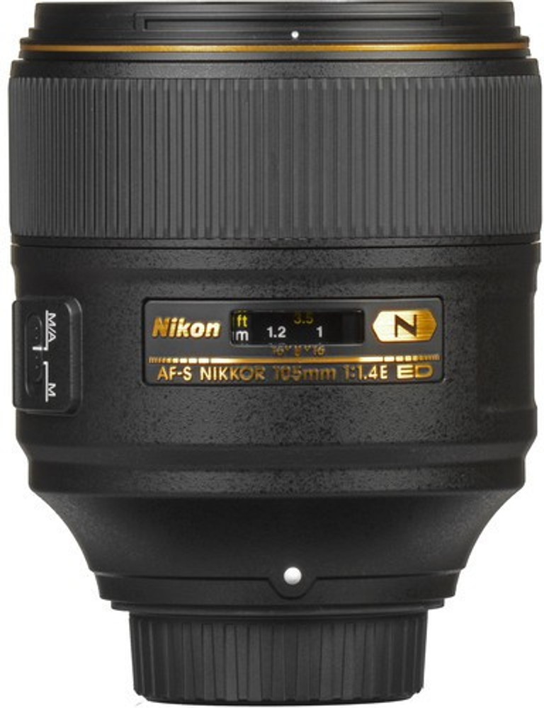 NIKON AF-S Nikkor 105mm f/1.4E ED Standard Prime Lens - NIKON 