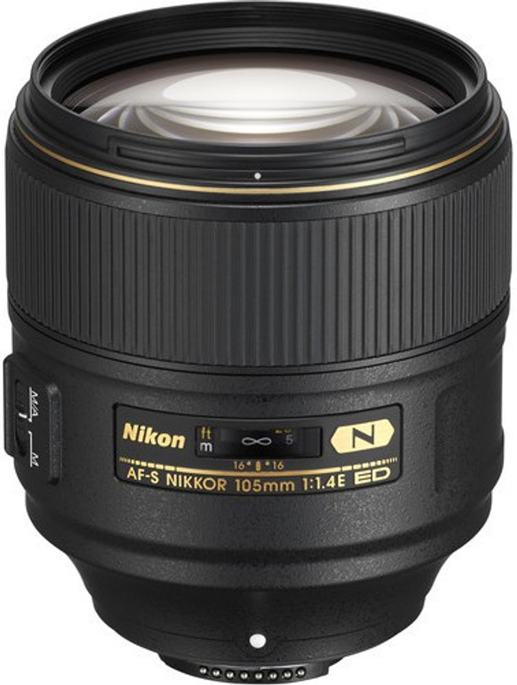 NIKON AF-S Nikkor 105mm f/1.4E ED Standard Prime Lens - NIKON 