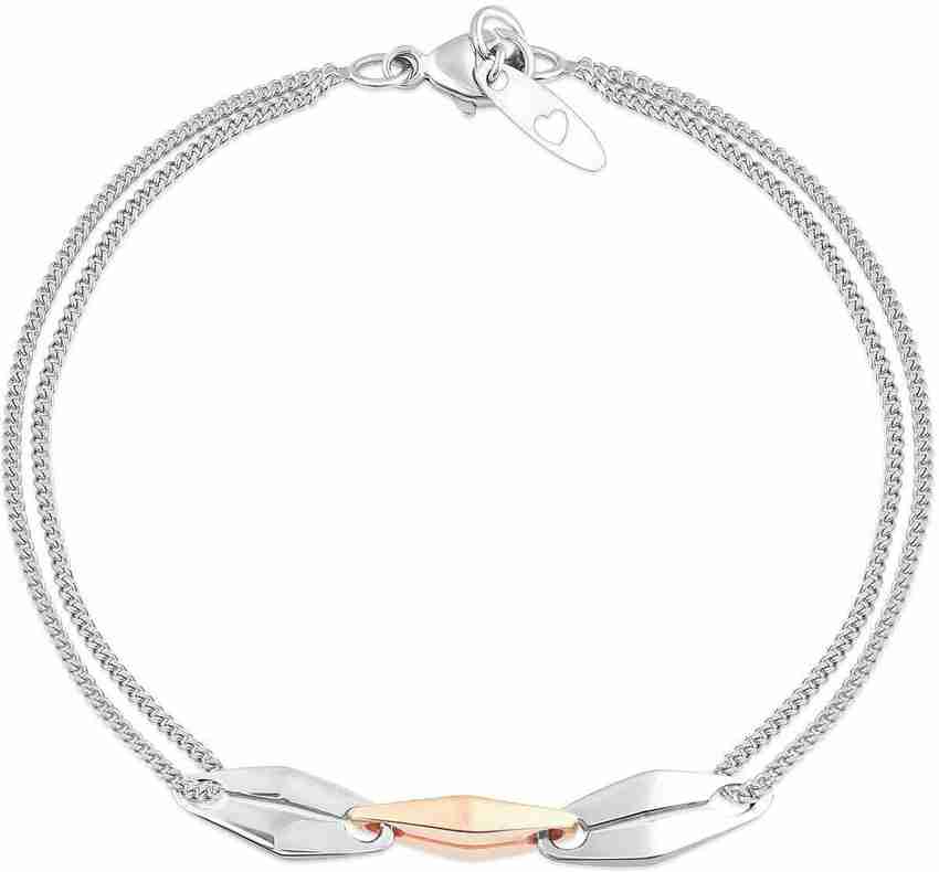 MALABAR GOLD DIAMONDS BNJBCBCD7C Platinum Rose Gold 950 Platinum Bracelet Price in India Buy MALABAR GOLD DIAMONDS BNJBCBCD7C Platinum Rose Gold 950 Platinum Bracelet online at Flipkart