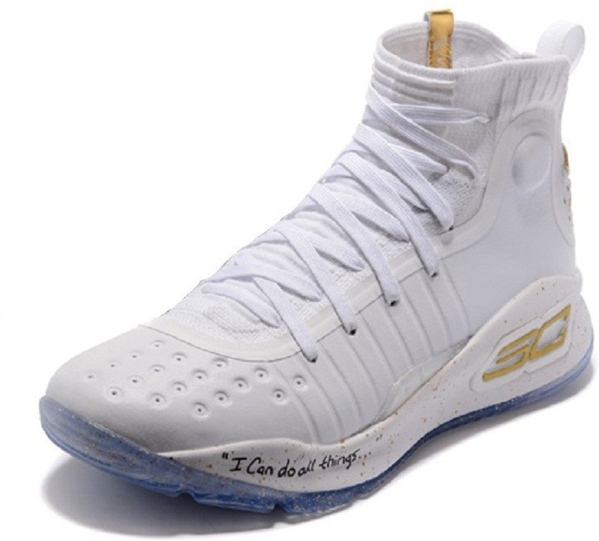 curry 4 shoes white