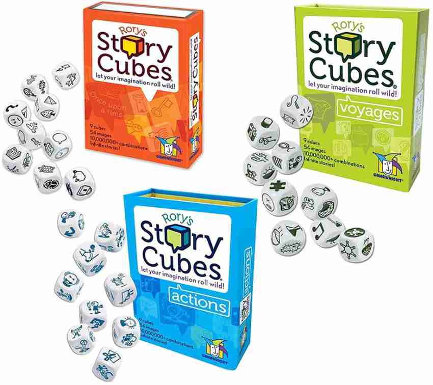 Gamewright Rory's Story Cube Complete Set - Original - Actions - Voyages -  Rory's Story Cube Complete Set - Original - Actions - Voyages . shop for  Gamewright products in India.