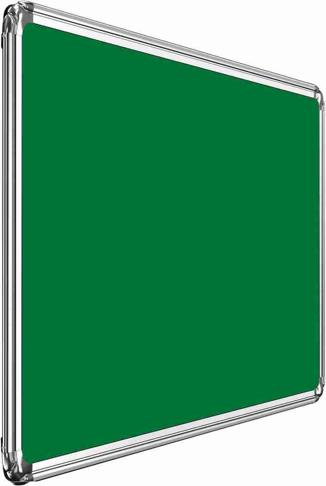 NECHAMS Green chalk board 1.5ft x 2ft Prima series for School