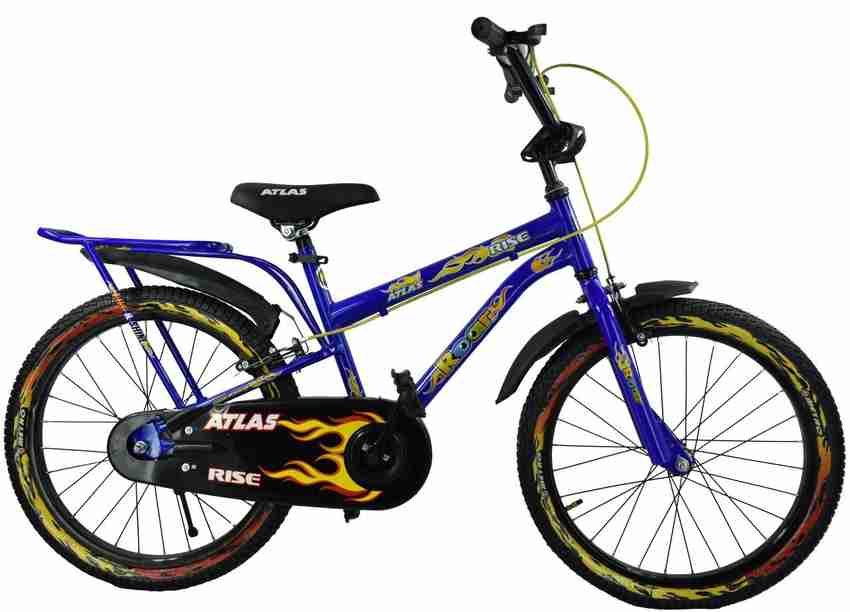 ATLAS Rise Bicycle For Kids Of Age 5 8Yrs Blue Yellow 20 T Recreation Cycle Price in India Buy ATLAS Rise Bicycle For Kids Of Age 5 8Yrs Blue Yellow 20 T Recreation Cycle online