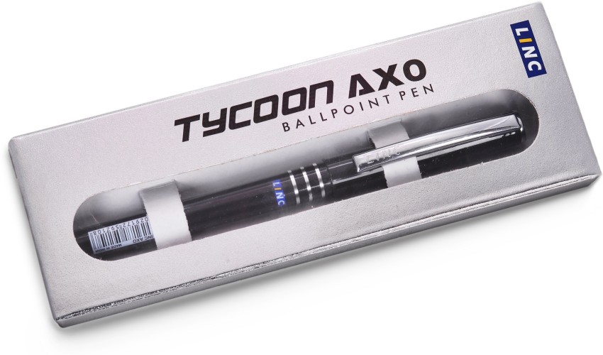 Linc Tycoon Axo 0.7mm Black Ball Pen - Buy Linc Tycoon Axo 0.7mm Black Ball  Pen - Ball Pen Online at Best Prices in India Only at