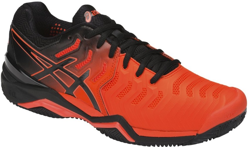 Asics men's gel-resolution 7 tennis shoes - black best sale