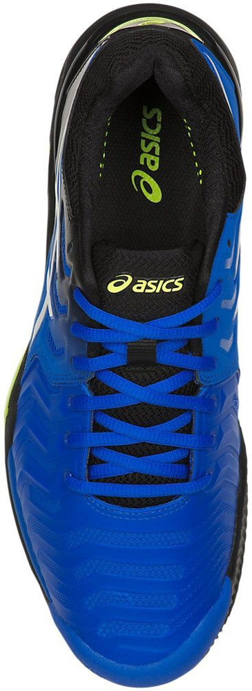 Asics men's gel-resolution 7 tennis shoes illusion blue and silver hotsell