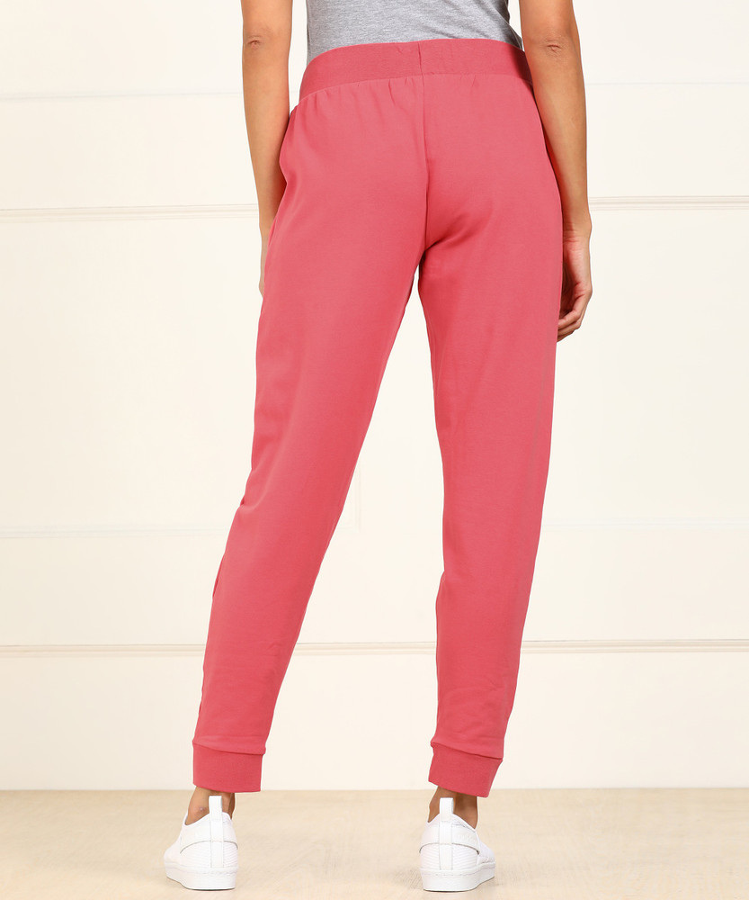 VAN HEUSEN Solid Women Pink Track Pants