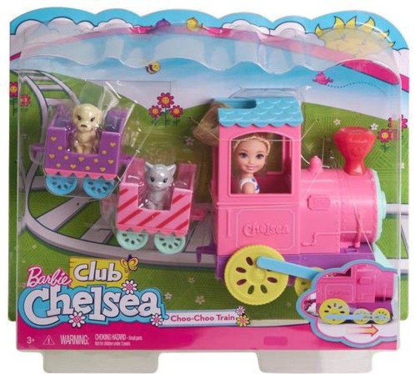 Barbie chelsea shop train set