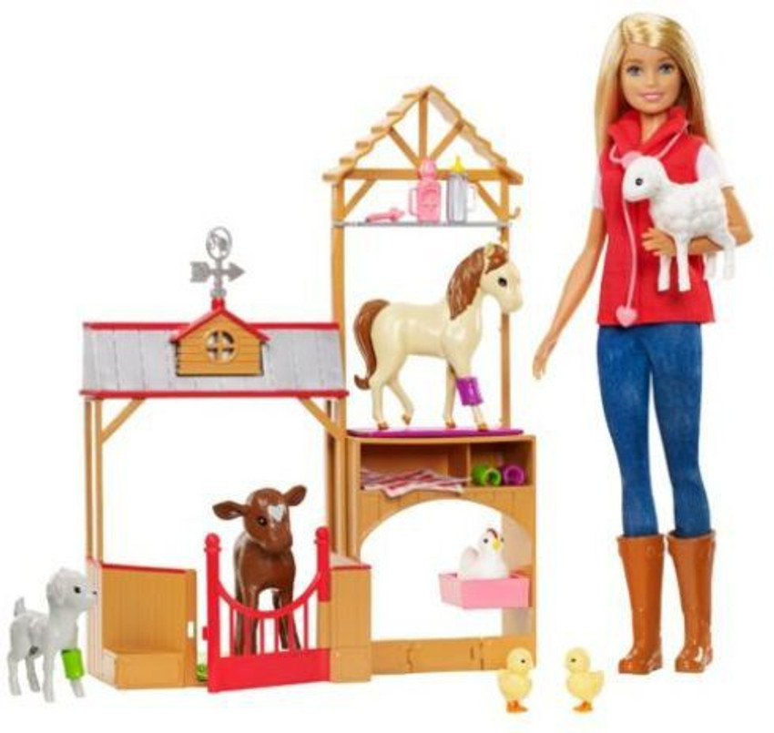Farm girl barbie sales doll