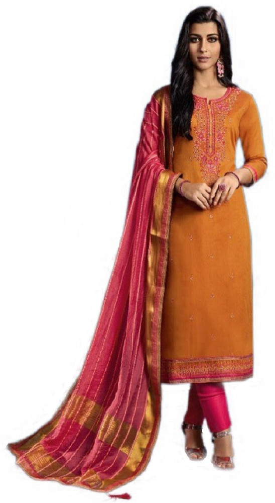 Silk cotton salwar material sale