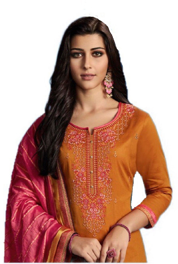 Kanjivaram sale dress material