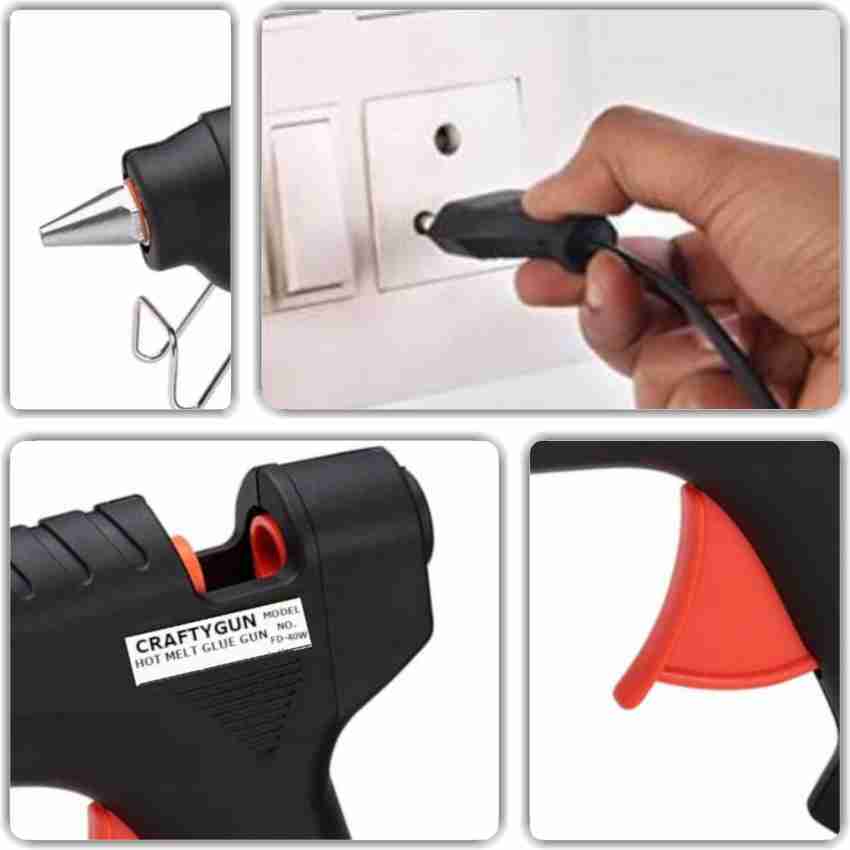 Black Jack 40 Watt Brand New Hot Melt Glue Gun, Model Name/Number: BJ-40,  40Watts at Rs 99/piece in Mumbai