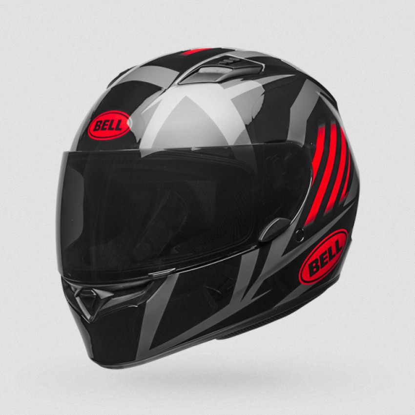 BELL QUALIFIER BLAZE GLOSS HELMET BLACK RED Motorbike Helmet