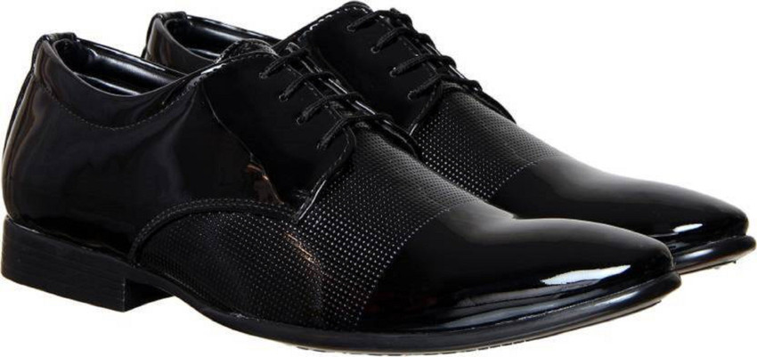 Gubatti Men s Patent Leather Black Formal Shoes Party Wear Party Wear For Men