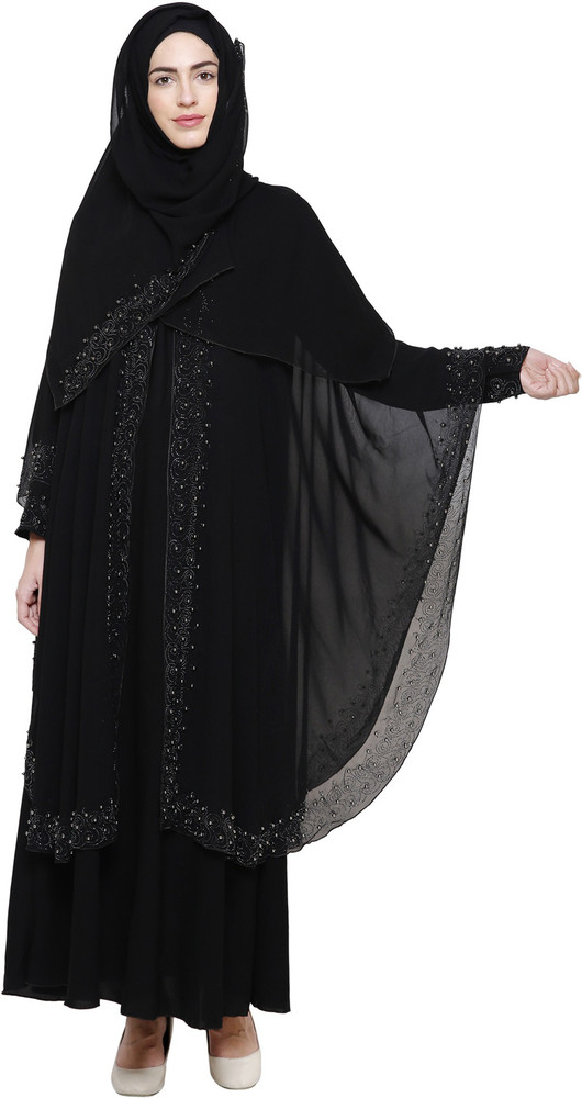 ZUZUU Woman s Dubai Style Stone and Lace Work Jacket Type