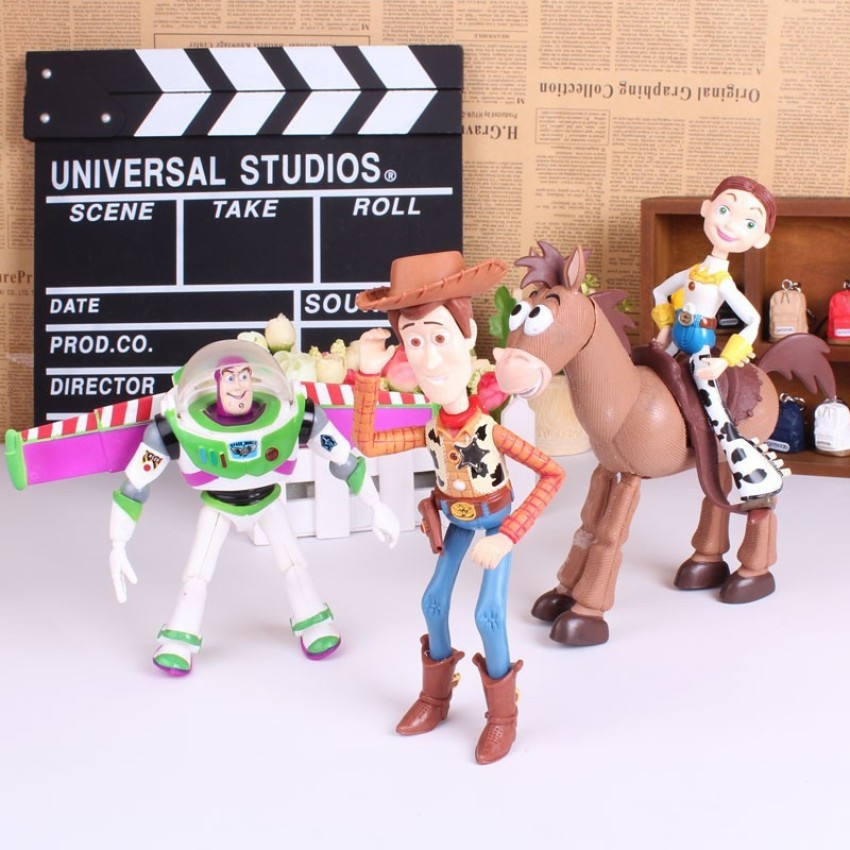 Toy Story Toys 1 2 3 Collection Video Buzz Lightyear Jessie Bullseye Woody  Doll 2017 Disney Toys! 