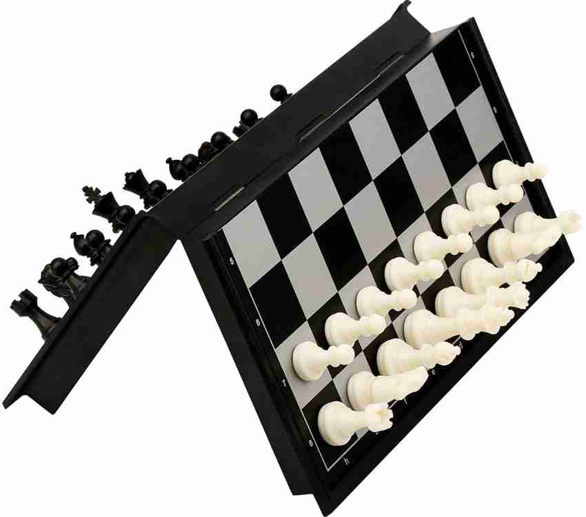 Wishkart Mini Magnetic Travel Chess Set Pocket Size Small Chess
