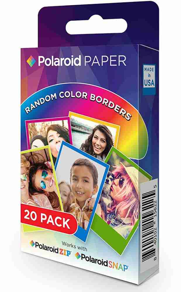 30 Sheets for Polaroid Snap 2x3 Inch Polaroid ZINK Photo Paper Camera Film  NEW