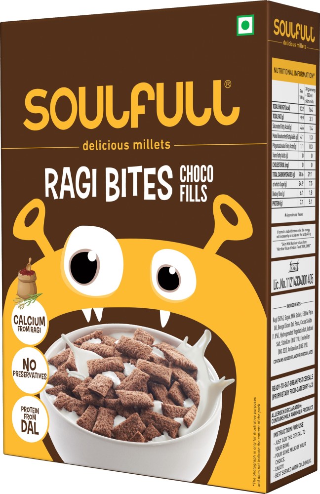 Soulfull Choco-Fills Ragi Bites 250 g