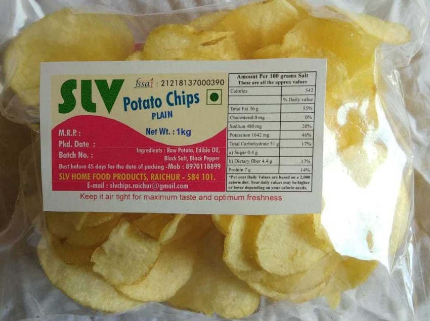 FreshoCartz Crispy and Crunchy Salted Potato Chips, Aloo Chips