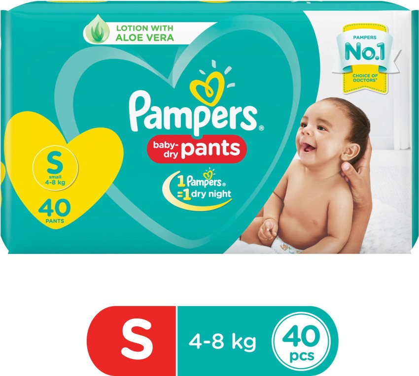 Pampers Small Size Baby Diaper 40 pieces, Anti-Rush Lotion With Alovera - S  Price in India - Buy Pampers Small Size Baby Diaper 40 pieces, Anti-Rush  Lotion With Alovera - S online