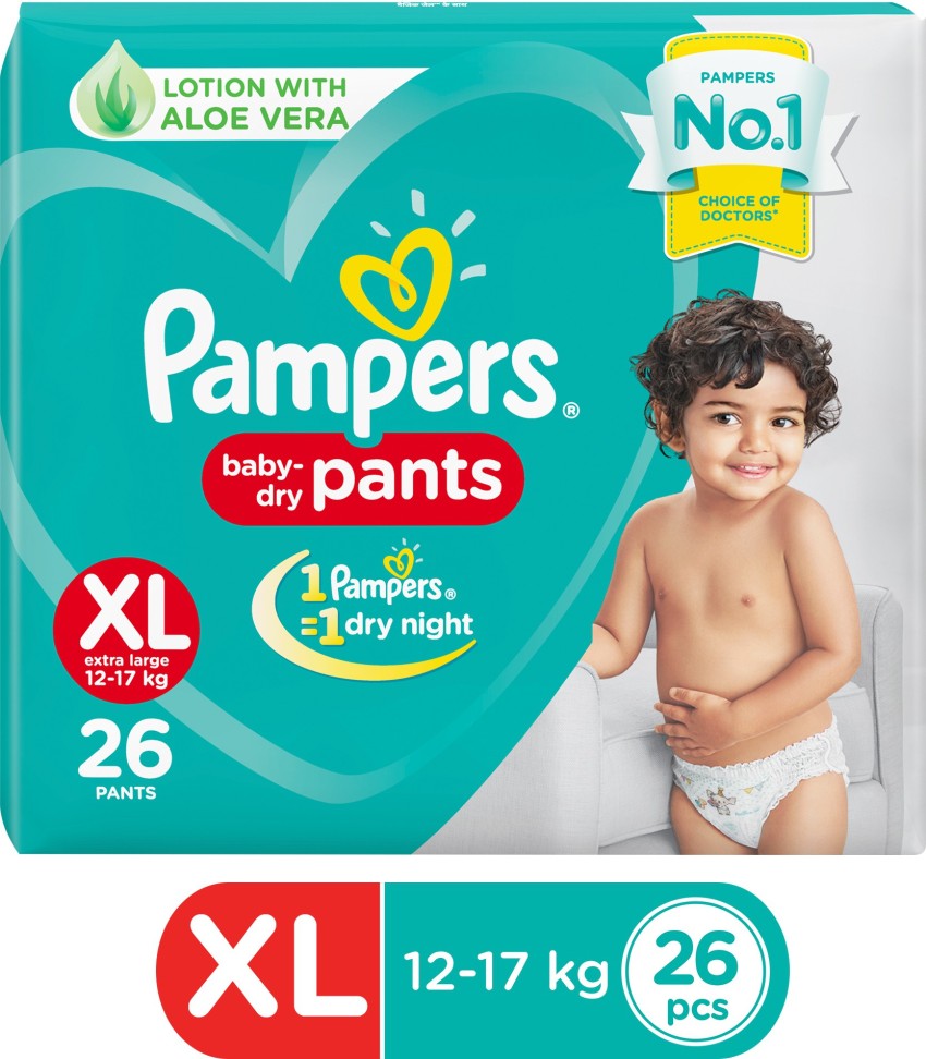 Buy PAMPERS BABYDRY PANTS XL 16S Online at Best Price in India  Om  Health Cart