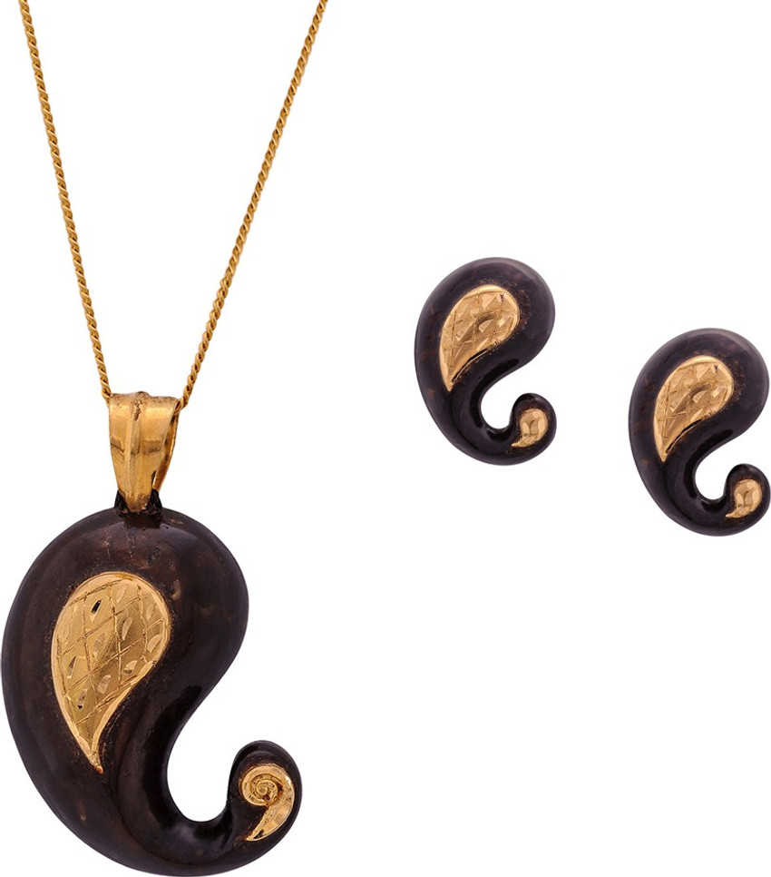 Senco Gold Yellow Gold Coconut Shell Jewellery 22kt NA Earring