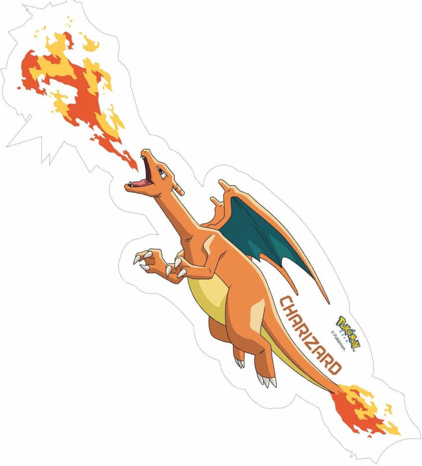 MADHUBAN DECOR 60 cm CHARIZARD POKEMON Self Adhesive Sticker Price in India  - Buy MADHUBAN DECOR 60 cm CHARIZARD POKEMON Self Adhesive Sticker online  at