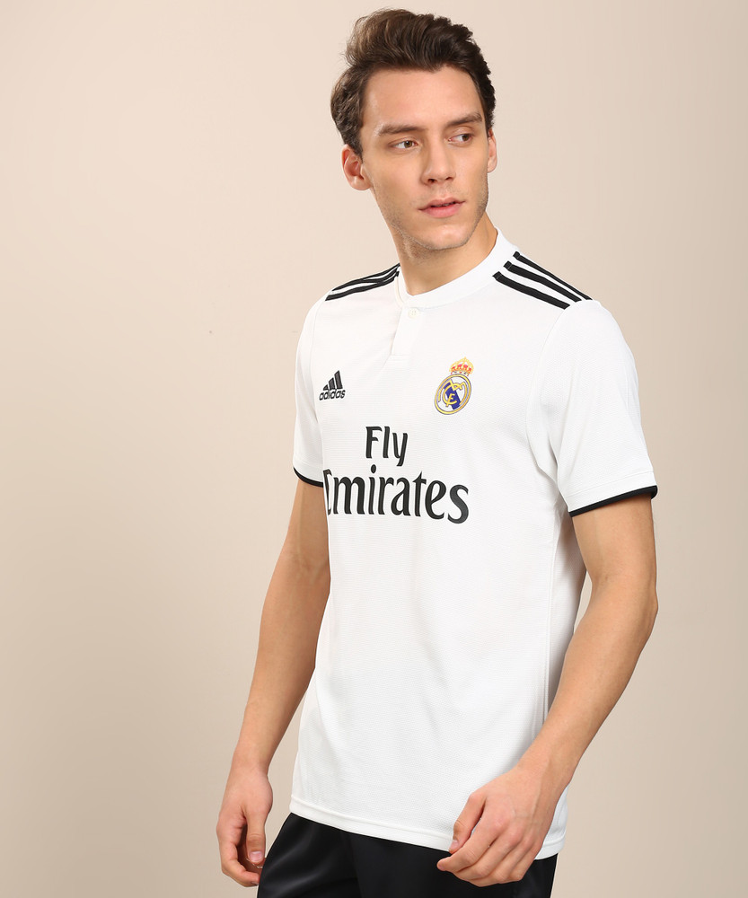 ADIDAS Printed Men Henley Neck White T Shirt Buy ADIDAS Printed